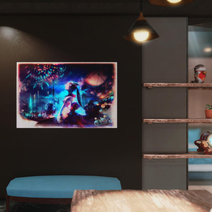 Black Blue Apartment ft. entry